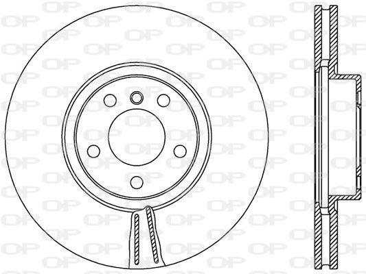 OPEN PARTS Тормозной диск BDR2544.20